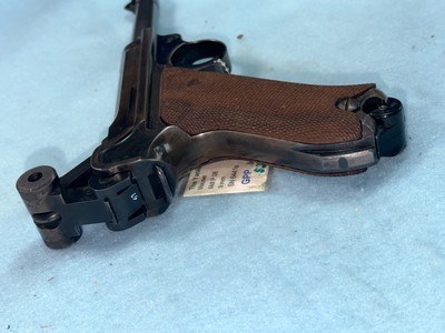 Gorgeous Original Mauser P-08 (BYF) Dated 1942 .9 Cal. (mm - Image 6 of 14