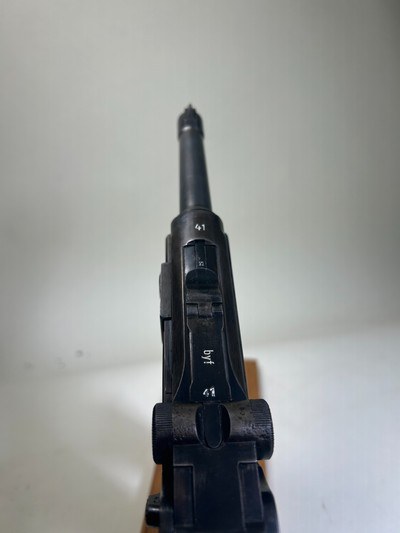 Gorgeous Original Mauser P-08 (BYF) Dated 1942 .9 Cal. (mm - Image 11 of 14