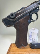 Gorgeous Original Mauser P-08 (BYF) Dated 1942 .9 Cal. (mm - Image 9 of 14