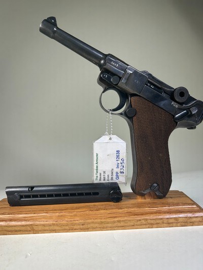 Gorgeous Original Mauser P-08 (BYF) Dated 1942 .9 Cal. (mm - Image 1 of 14