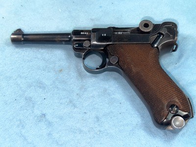 MAUSER LUGER  P-O8, DATED 1937 "S/42"  CAL. 9MM. SER.6683 - Image 2 of 7