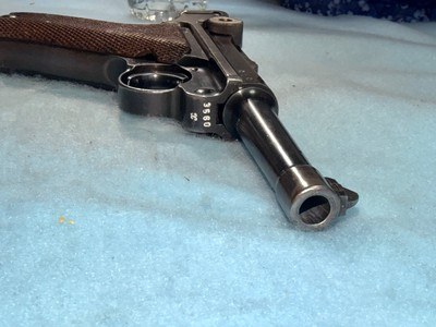 MAUSER LUGER  P-O8, DATED 1937 "S/42"  CAL. 9MM. SER.6683 - Image 7 of 7