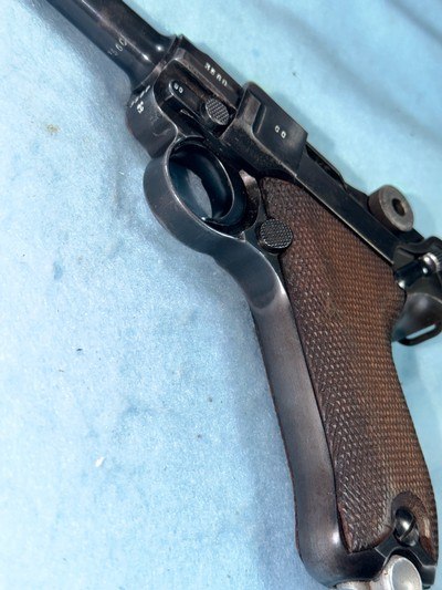 MAUSER LUGER  P-O8, DATED 1937 "S/42"  CAL. 9MM. SER.6683 - Image 3 of 7