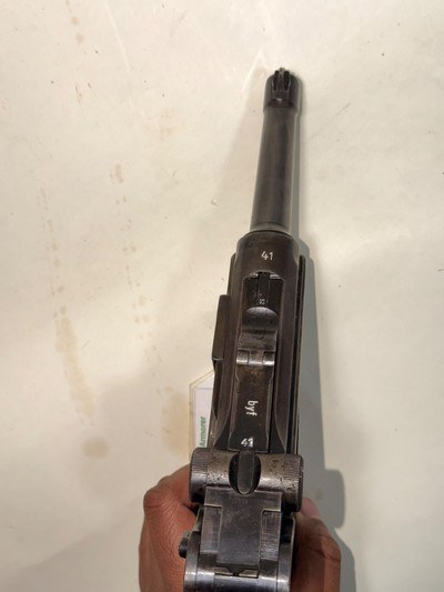 Minty Mauser P--08 Cal. 9mm dated "41" - Image 5 of 6