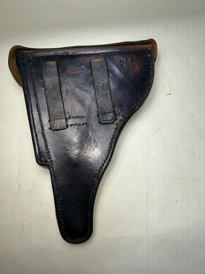 Nazi Police Holster with Rare Haenel Schmeisser Pat. Mag. and Takedown Tool - Image 3 of 7