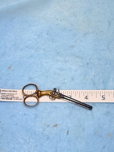 Revolutionary War/Civil War Flint Lock Scissors - Image 3 of 6