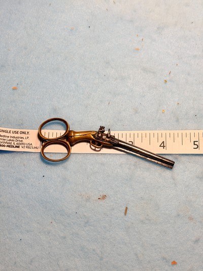 Revolutionary War/Civil War Flint Lock Scissors - Image 2 of 6