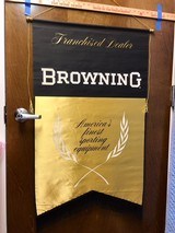 Browning Franchised Dealer Authentic Display Banner pre-Buckmark Genuine - 2 of 2