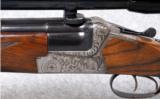 F.R. Wilhelm Heym .375 H&H Magnum O/U Engraved Double Rifle - 5 of 8