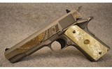 Colt ~ 1911 "Mexican Eagle with Flag" ~ .38 Super - 2 of 2