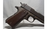 Remington Rand ~ M 1911 A1 U.S. Army ~ .45 Auto - 2 of 5