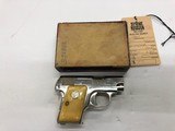 Colt model1908 Hammerless .25 Nickel w/factory letter - 1 of 15