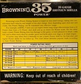 Browning 20 gauge Power 35 Shotgun Shells - 2 of 6