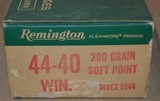 Remington 44-40 Win 200 Grain Soft Point
Green box - 2 of 8