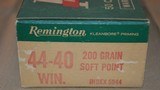 Remington 44-40 Win 200 Grain Soft Point
Green box - 5 of 8
