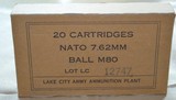 Lake City Army Ammunition Plant 7.62 caliber NATO Ball M80 - 1 of 6