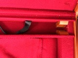 Leather case red felt lined with over straps - 3 of 9