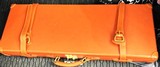 Leather case red felt lined with over straps - 4 of 9