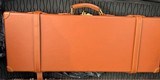 Leather case red felt lined with over straps - 5 of 9
