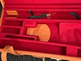 Leather case red felt lined with over straps - 2 of 9