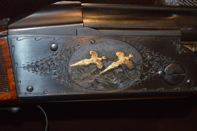 Remington Model 32 12 gauge Skeet grade Gold Inlays