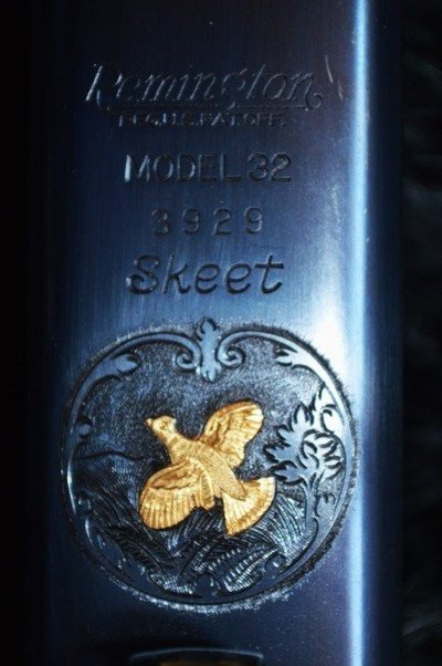 Remington Model 32 12 gauge Skeet grade Gold Inlays - Image 7 of 15