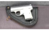 Browning Nickel Baby Browning Pistol .25 - 2 of 2