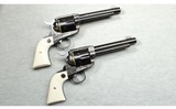 Ruger ~ NRA New Model Vaqueros Matched Set ~ .45 Colt