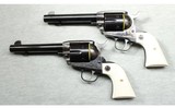 Ruger ~ NRA New Model Vaqueros Matched Set ~ .45 Colt - 2 of 5