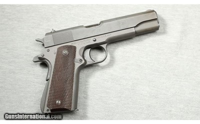 Remington Rand ~ M1911 A1 U.S. Army ~ .45 Auto