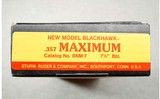 Ruger ~ New Model Blackhawk ~ .357 Maximum - 3 of 4