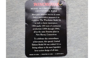 Winchester ~ Model 1894 Centennial ~ .30 WCF - Image 3 of 14
