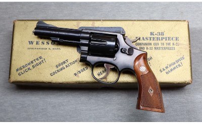 Smith & Wesson ~ K-38 Masterpiece ~ .38 Special - Image 3 of 3