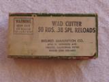 Vintage Remington TargetMaster Ammunition .38 Special 148 Grain Lead
Wadcutter Box of 50 - 3 of 7