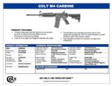 COLT LAW ENFORCEMENT 6920 M4 CARBINE - NEW IN BOX WITH ACCESSORIES - 3 of 13