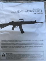 CENTURY ARMS MODEL C-93 NIB - 1 of 9