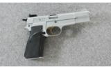Browning Hi- Power Pistol Chrome Finish 9mm Para. - 1 of 2