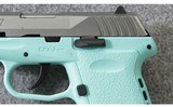 SCCY Firearms ~ CPX-2 Aqua Blue Stainless ~ 9mm Para. - 3 of 7