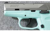 SCCY Firearms ~ CPX-2 Aqua Blue Stainless ~ 9mm Para. - 4 of 7