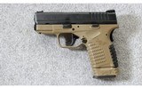 Springfield Armory ~ XD-S 9 Single Stack FDE ~ 9mm Para. - 2 of 7