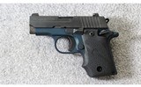 Sig Sauer ~ P238 Black/Navy Blue ~ .380 acp - 2 of 3