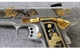 Smith & Wesson ~ 1911 E-Series Engraved SK Customs "Ares" ~ .45 ACP - 3 of 7