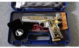 Smith & Wesson ~ 1911 E-Series Engraved SK Customs "Ares" ~ .45 ACP - 2 of 7