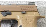 Sig Sauer ~ P320XCA-9-BXR3-COY ~ 9mm Parabellum - 3 of 7