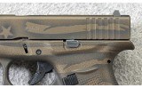 Glock ~ G43 Battleworn Bronze Distressed Flag - 3 of 7