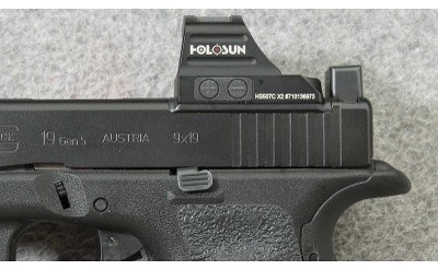 Glock ~ G19 GEN5 MOS with Holosun ~ 9mm Para. - Image 3 of 7