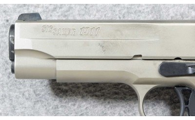 Sig Sauer ~ 1911 Compact Nickel ~ .45 acp - Image 4 of 7