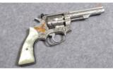 Smith & Wesson Model 63 .22 Engraved by Angelo Bee - 1 of 7