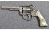 Smith & Wesson Model 63 .22 Engraved by Angelo Bee - 2 of 7