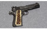 Colt 1911 Government Engraved .45 auto - 1 of 4